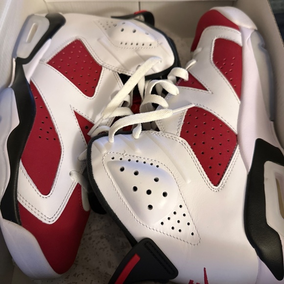 100% Authentic ,Jordan Retro 6 (carmine) main image 6